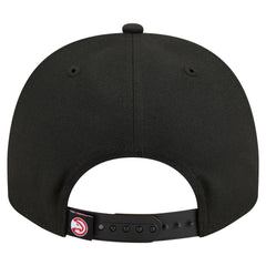 New Era Atlanta Hawks Injection Cartoon Logo A-Frame 9FIFTY Adjustable Hat Black
