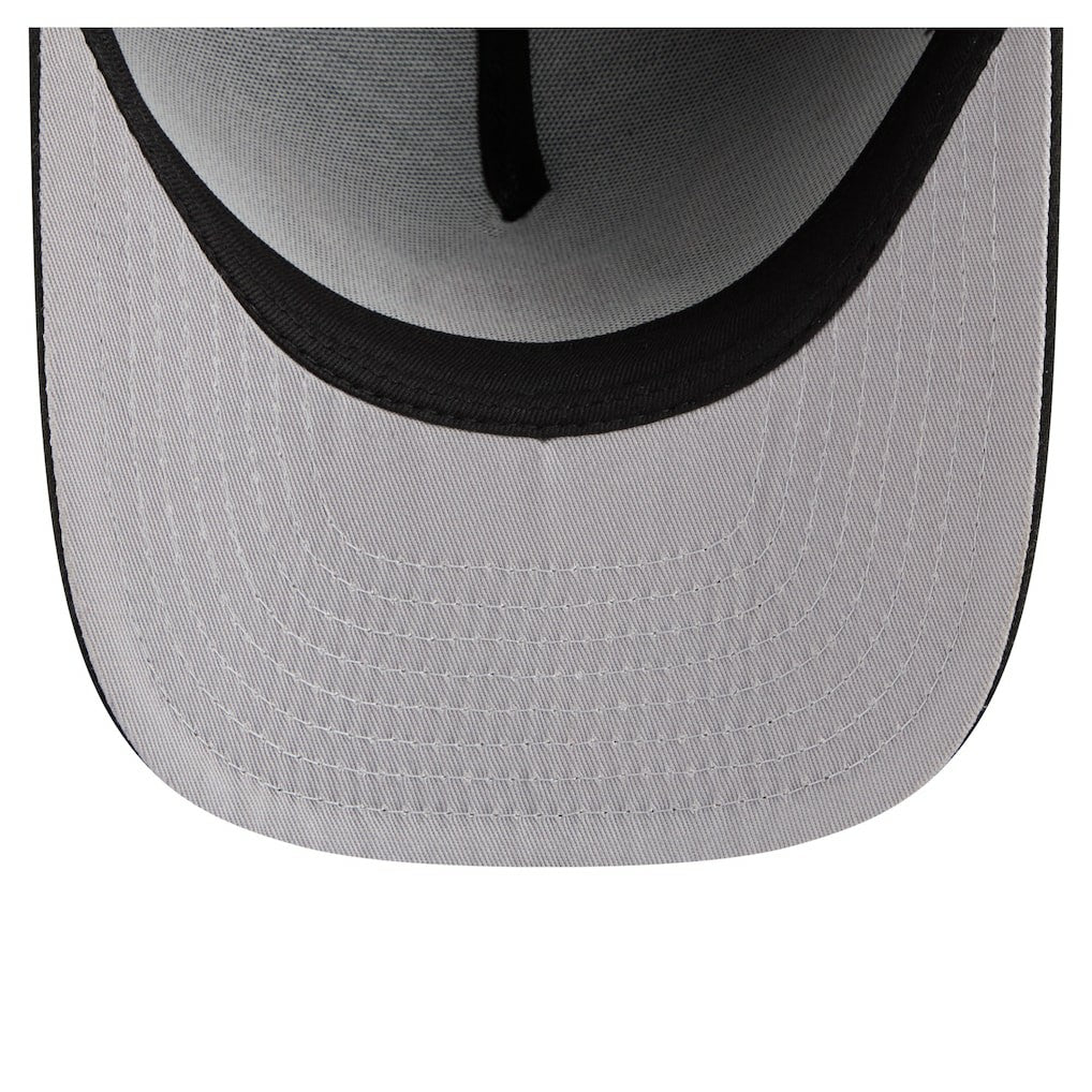 New Era Atlanta Hawks Injection Cartoon Logo A-Frame 9FIFTY Adjustable Hat Black