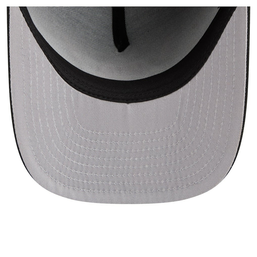 New Era Atlanta Hawks Injection Cartoon Logo A-Frame 9FIFTY Adjustable Hat Black