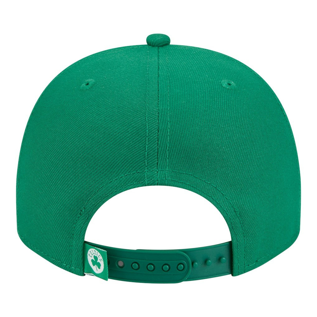 New Era Boston Celtics Injection Cartoon Logo A-Frame 9FIFTY Adjustable Hat Kelly Green
