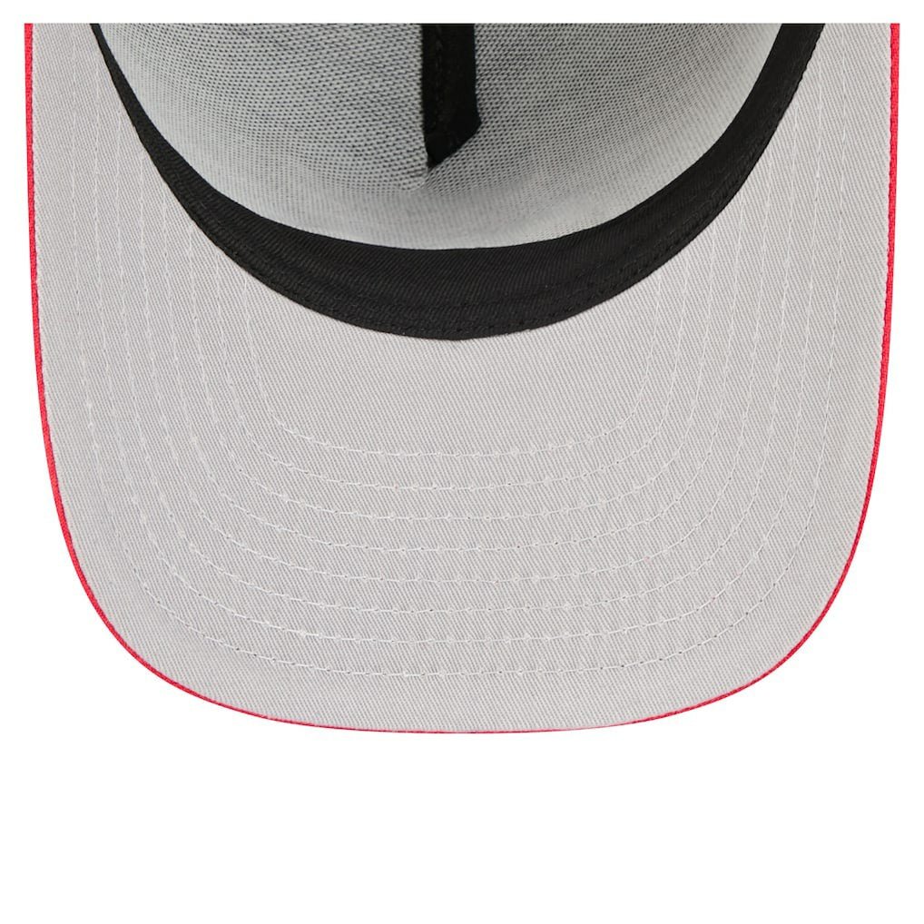 New Era Chicago Bulls Injection Cartoon Logo A-Frame 9FIFTY Adjustable Hat Black