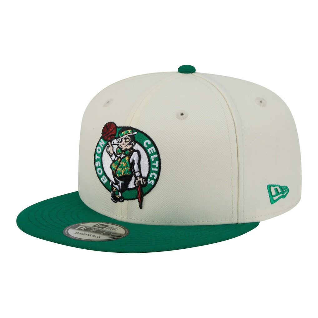 New Era Boston Celtics Injection Localized 9FIFTY Snapback Hat White