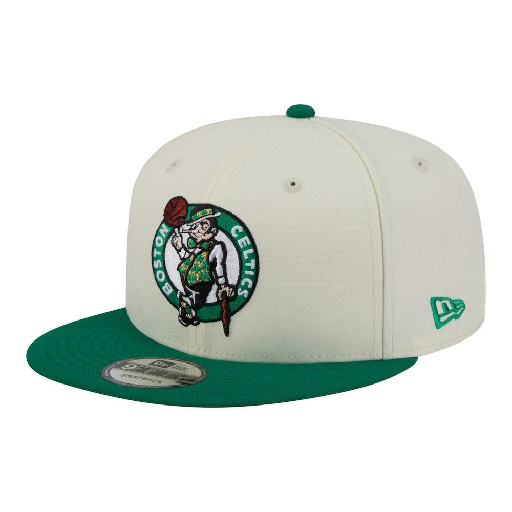 New Era Boston Celtics Injection Localized 9FIFTY Snapback Hat White