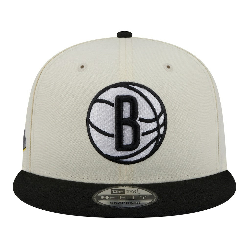 New Era Brooklyn Nets Injection Localized 9FIFTY Snapback Hat White