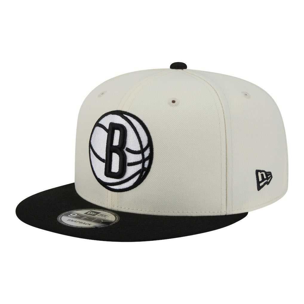 New Era Brooklyn Nets Injection Localized 9FIFTY Snapback Hat White