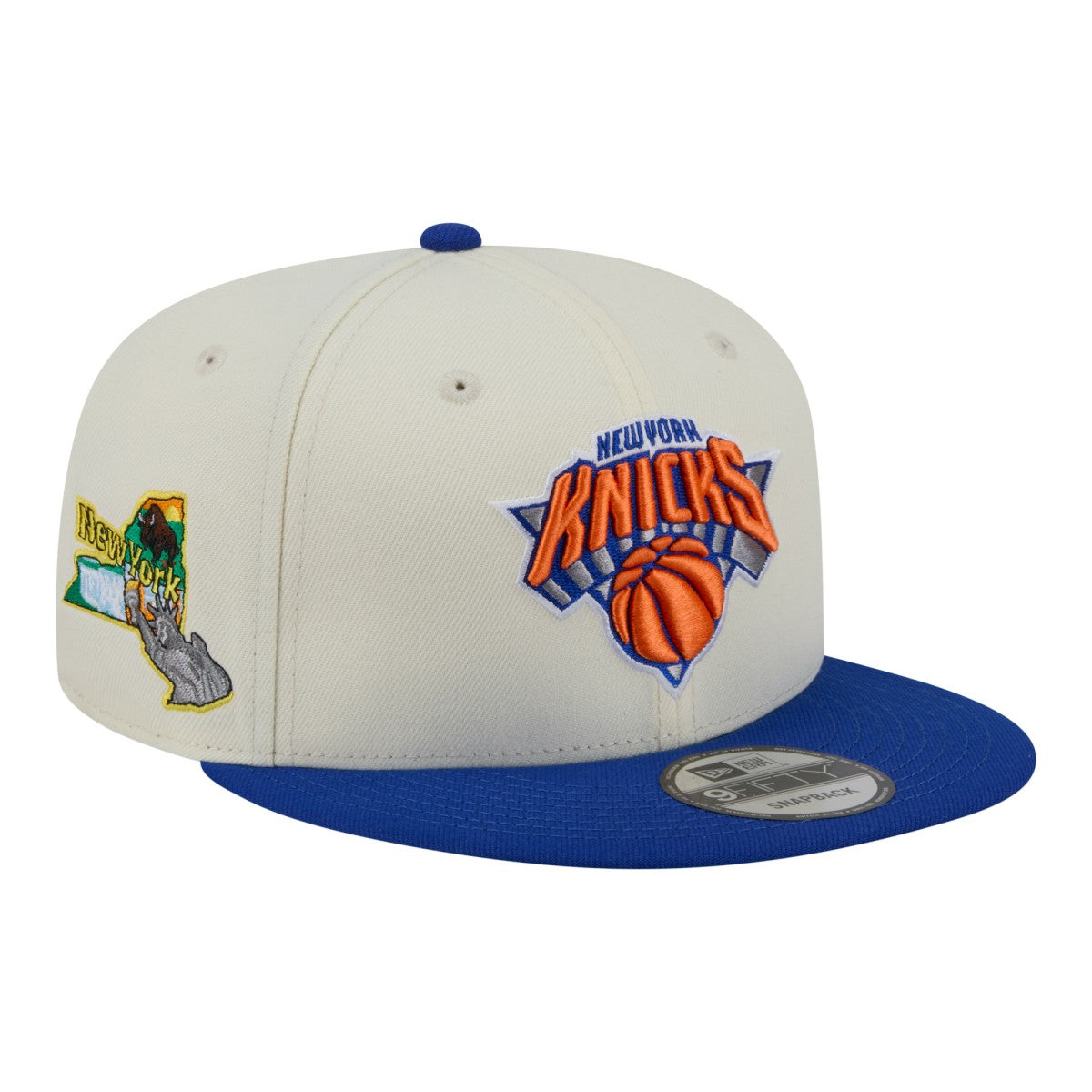 New Era New York Knicks Injection Localized 9FIFTY Snapback Hat White