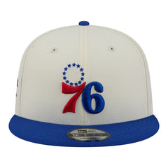 New Era Philadelphia 76ers Injection Localized 9FIFTY Snapback Hat White
