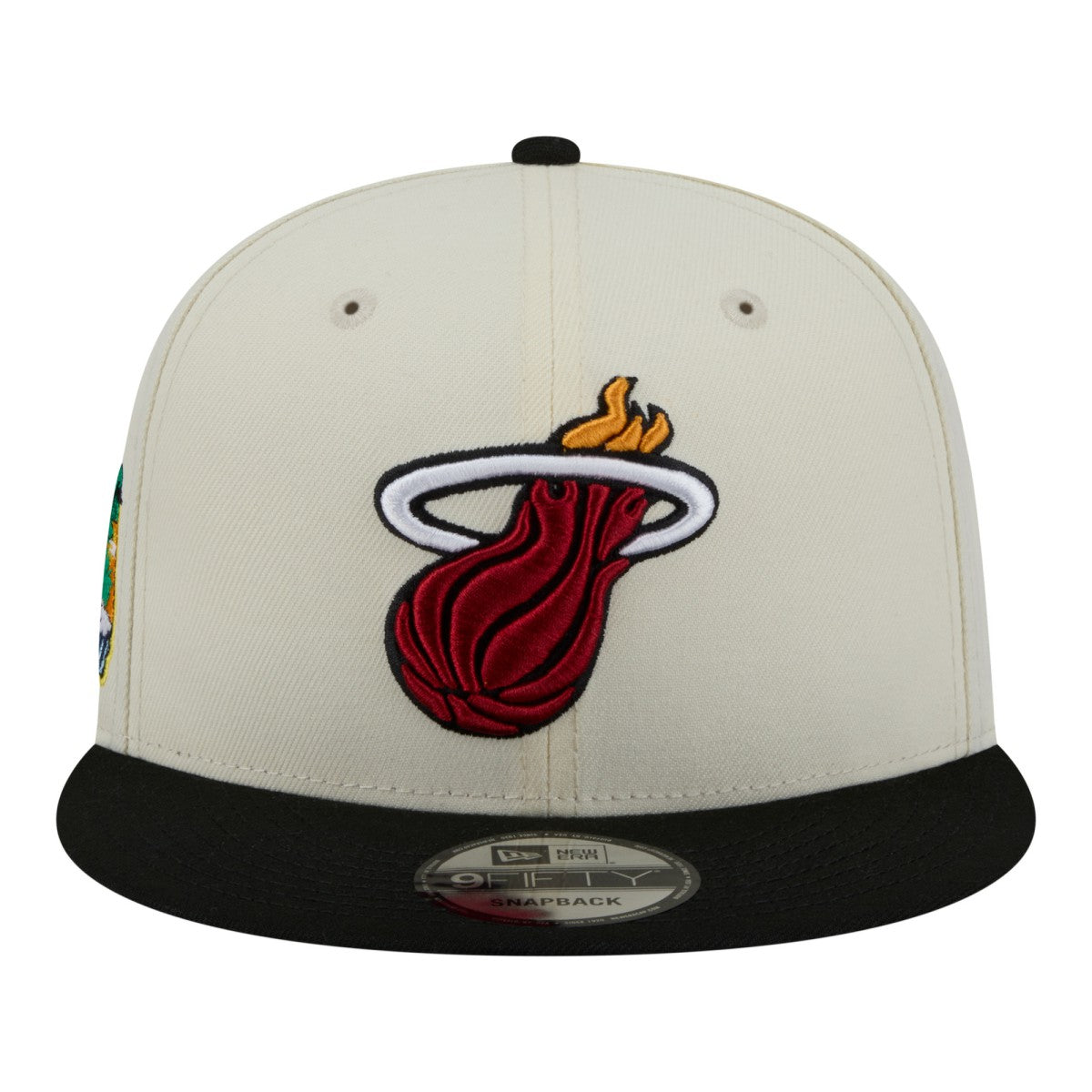 New Era Miami Heat Injection Localized 9FIFTY Snapback Hat White