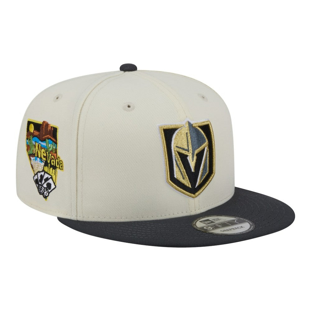 Vegas Golden Knights New Era Injection Localized Two-Tone 9FIFTY Snapback Hat - White/Charcoal | New Era online