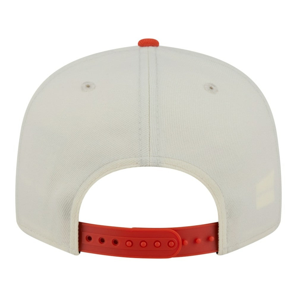 Anaheim Ducks New Era Injection Localized Two-Tone 9FIFTY Snapback Hat - White/Orange | New Era discount