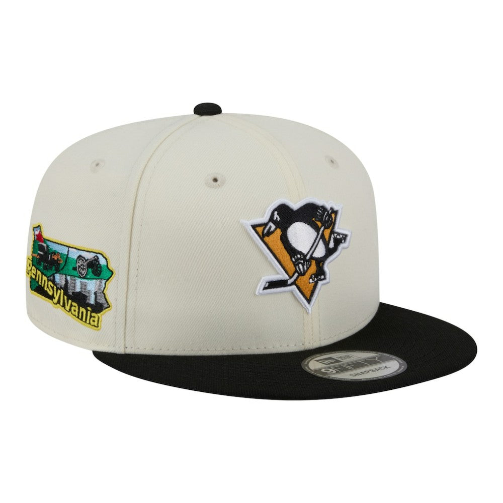 Pittsburgh Penguins New Era Injection Localized Two-Tone 9FIFTY Snapback Hat - White/Black | New Era online