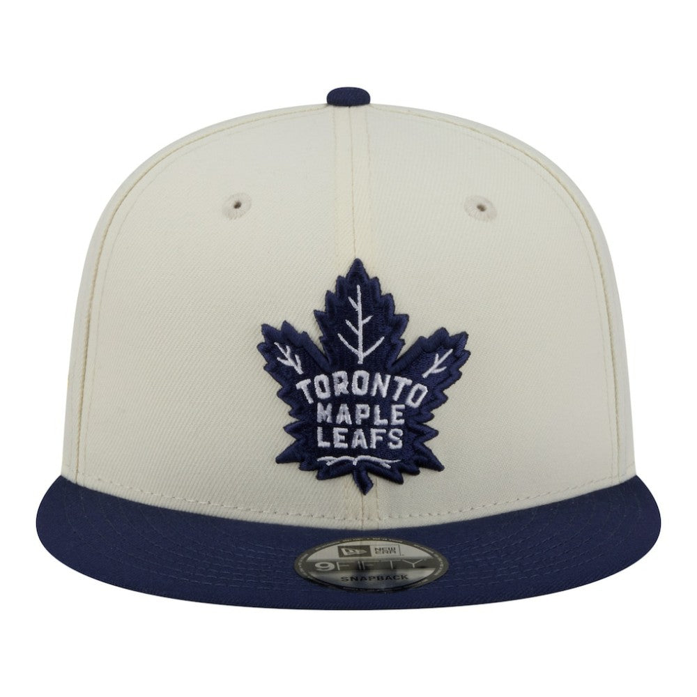Toronto Maple Leafs New Era Injection Localized Two-Tone 9FIFTY Snapback Hat - White/Navy | New Era online