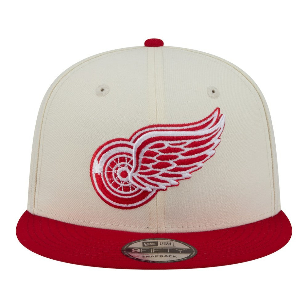 Detroit Red Wings New Era Injection Localized Two-Tone 9FIFTY Snapback Hat - White/Red | New Era on sale