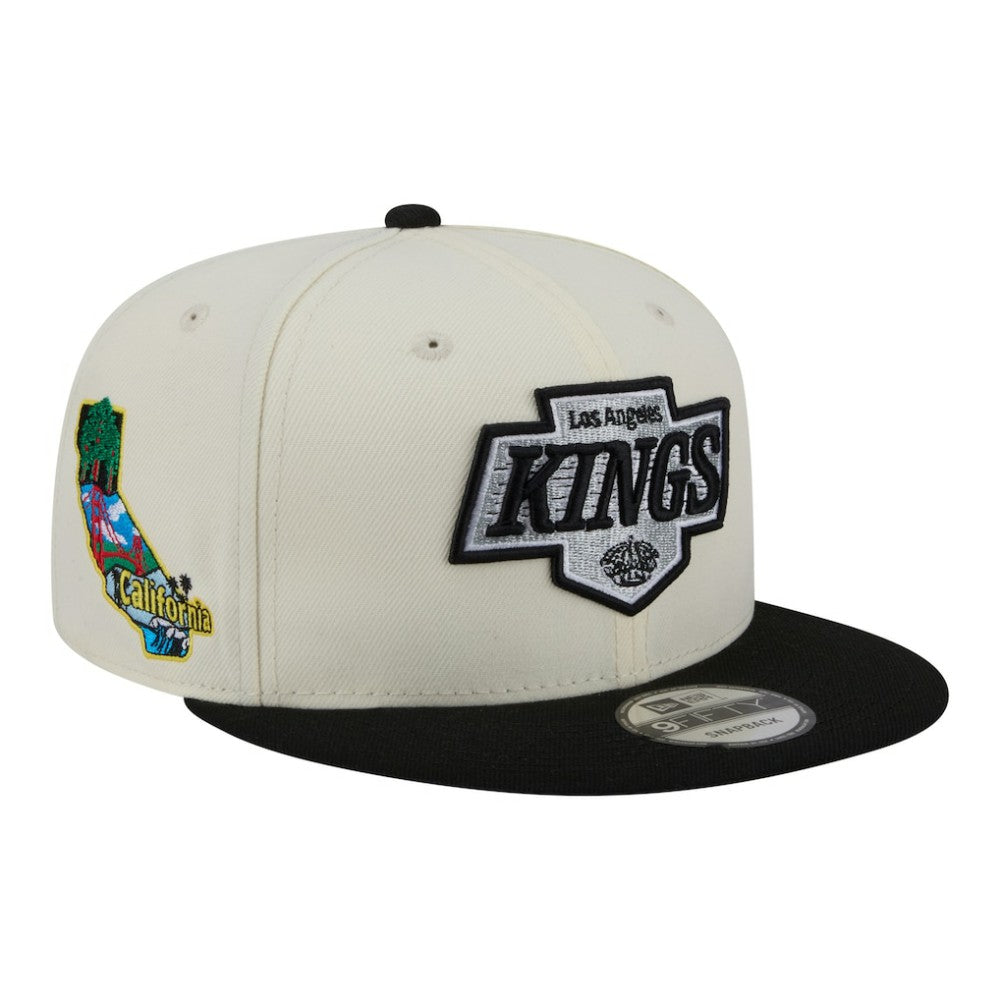 Los Angeles Kings New Era Injection Localized Two-Tone 9FIFTY Snapback Hat - White/Black | New Era discount