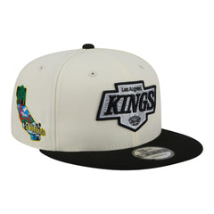 Los Angeles Kings New Era Injection Localized Two-Tone 9FIFTY Snapback Hat - White/Black | New Era discount