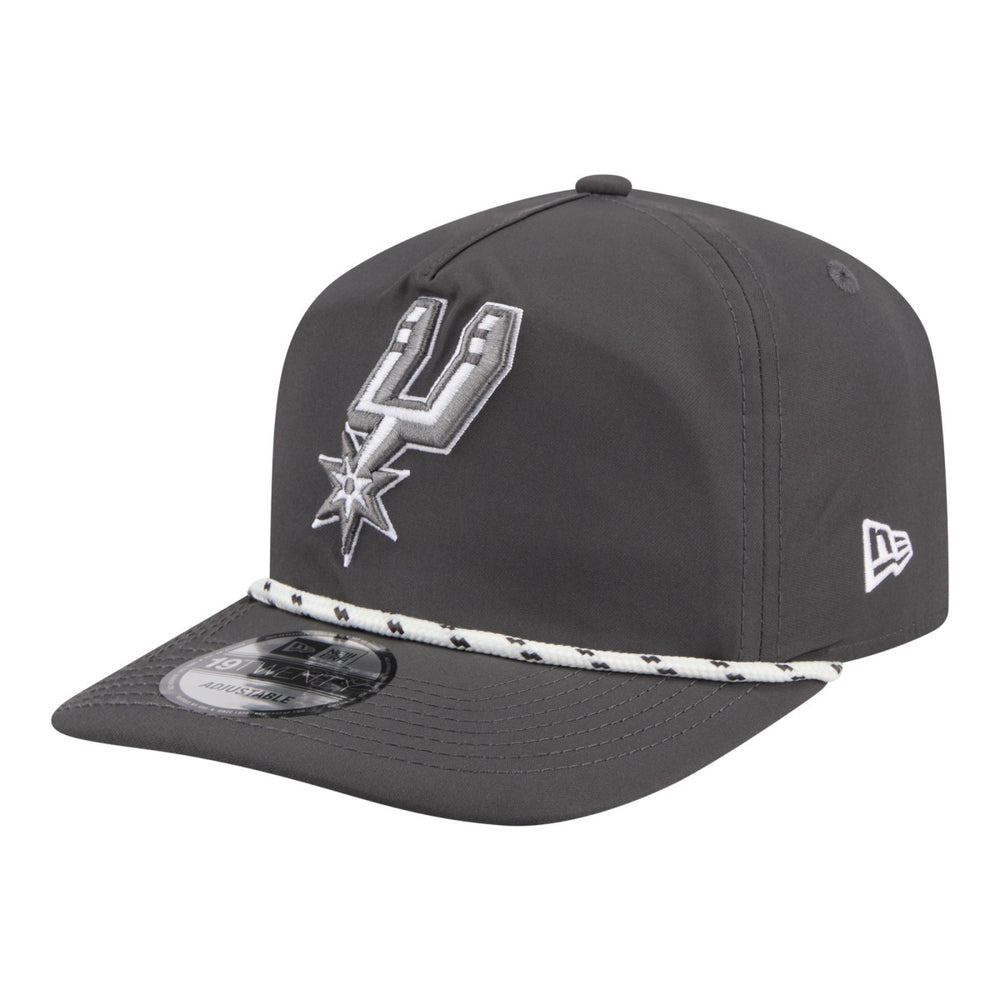 New Era San Antonio Spurs Tonal Rope 19TWENTY Adjustable Hat Graphite