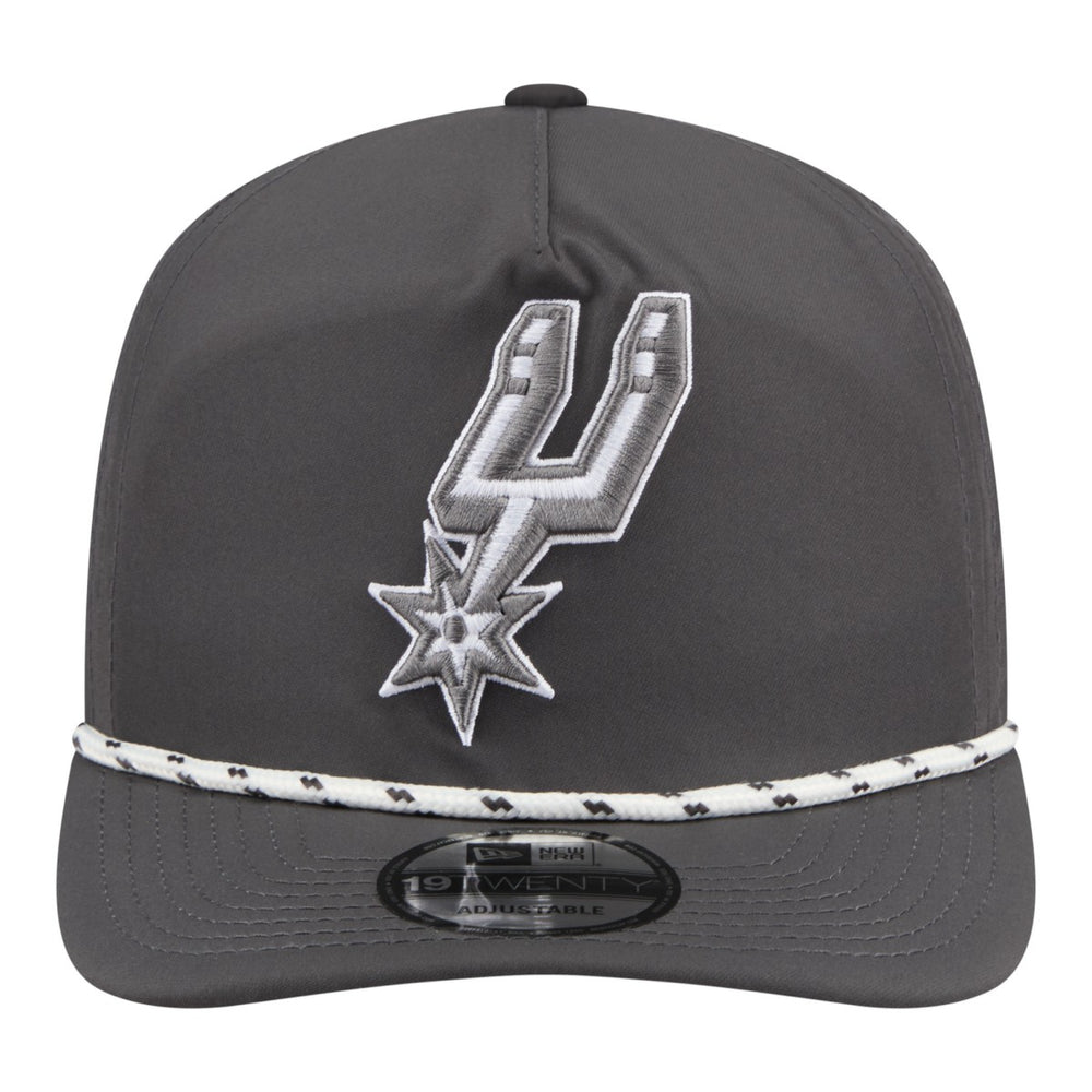 New Era San Antonio Spurs Tonal Rope 19TWENTY Adjustable Hat Graphite