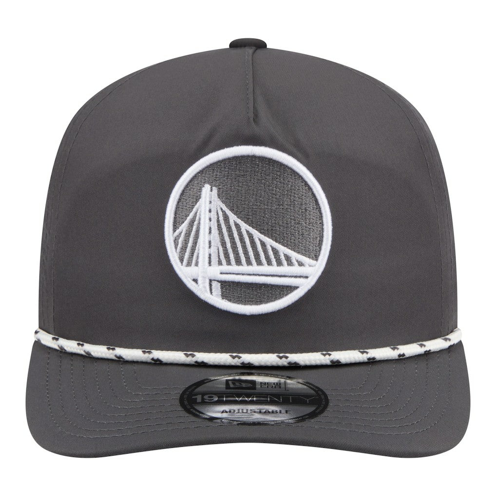 New Era Golden State Warriors Tonal Rope 19TWENTY Adjustable Hat Graphite
