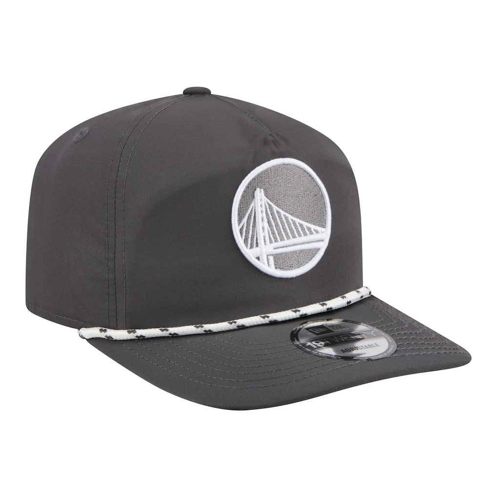 New Era Golden State Warriors Tonal Rope 19TWENTY Adjustable Hat Graphite