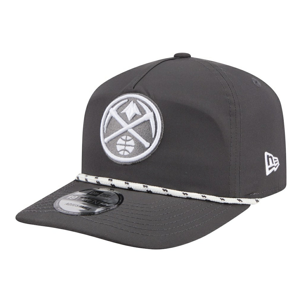 New Era Denver Nuggets Tonal Rope 19TWENTY Adjustable Hat Graphite