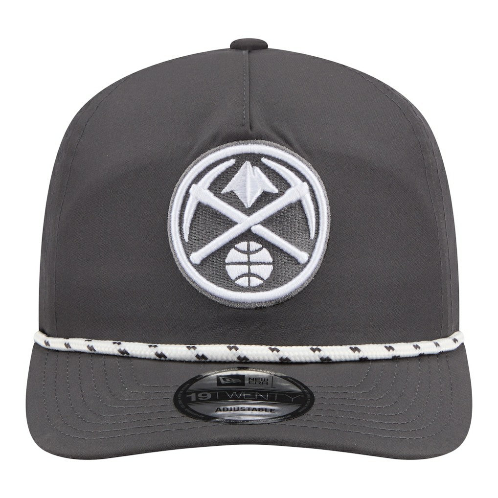 New Era Denver Nuggets Tonal Rope 19TWENTY Adjustable Hat Graphite