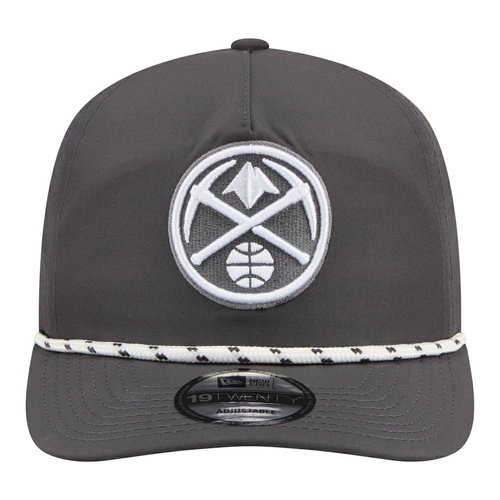 New Era Denver Nuggets Tonal Rope 19TWENTY Adjustable Hat Graphite