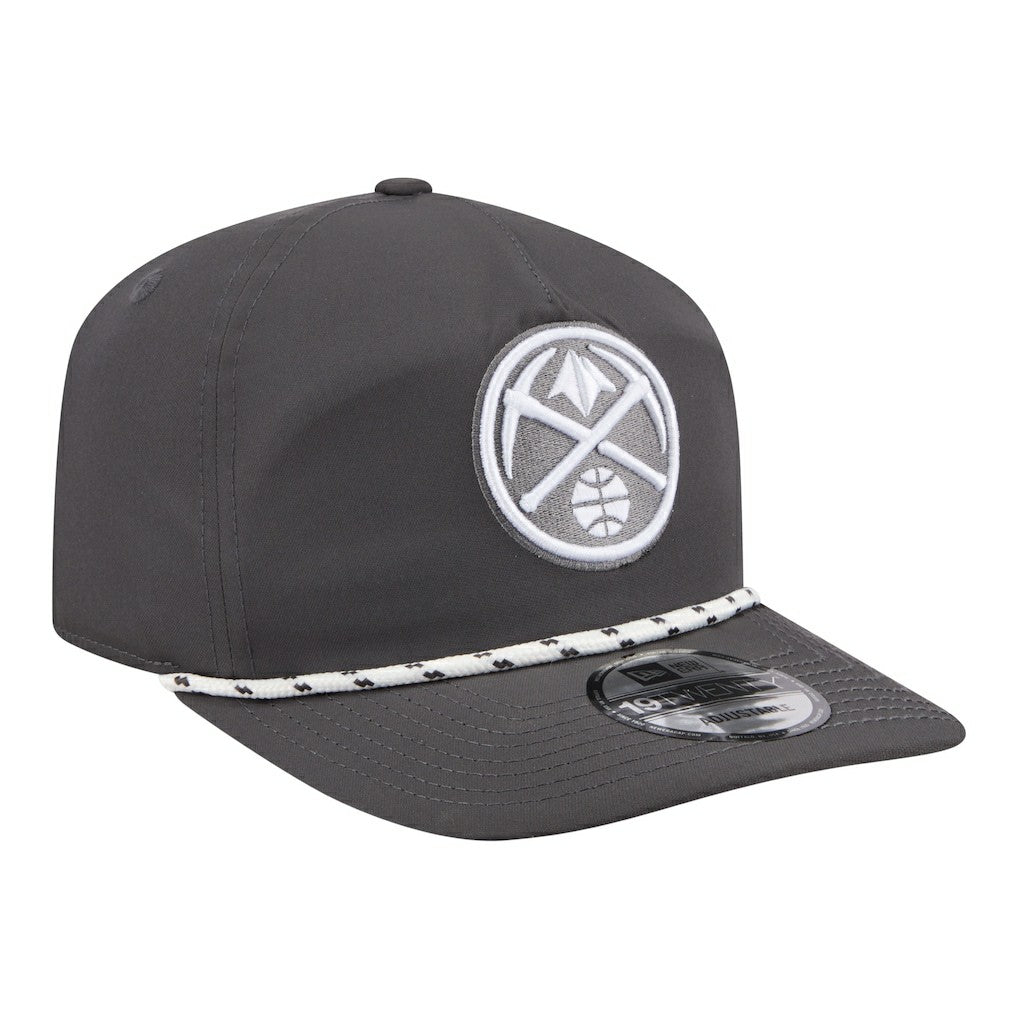 New Era Denver Nuggets Tonal Rope 19TWENTY Adjustable Hat Graphite