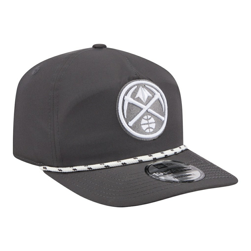 New Era Denver Nuggets Tonal Rope 19TWENTY Adjustable Hat Graphite