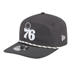 New Era Philadelphia 76ers Tonal Rope 19TWENTY Adjustable Hat Graphite