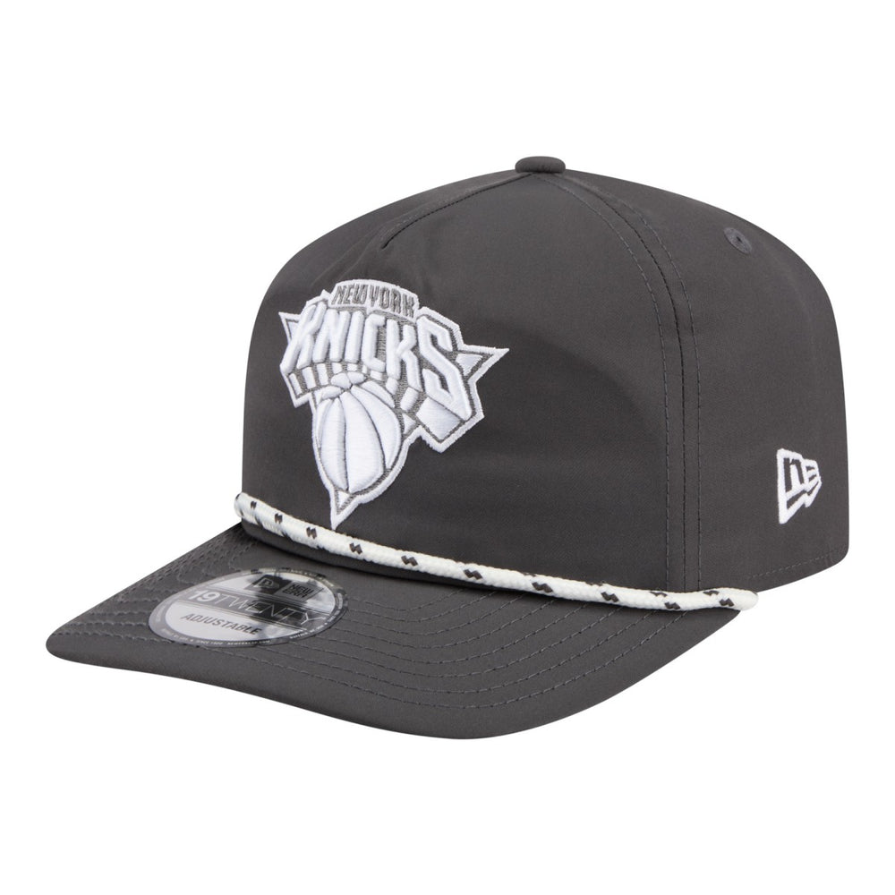 New Era New York Knicks Tonal Rope 19TWENTY Adjustable Hat Graphite