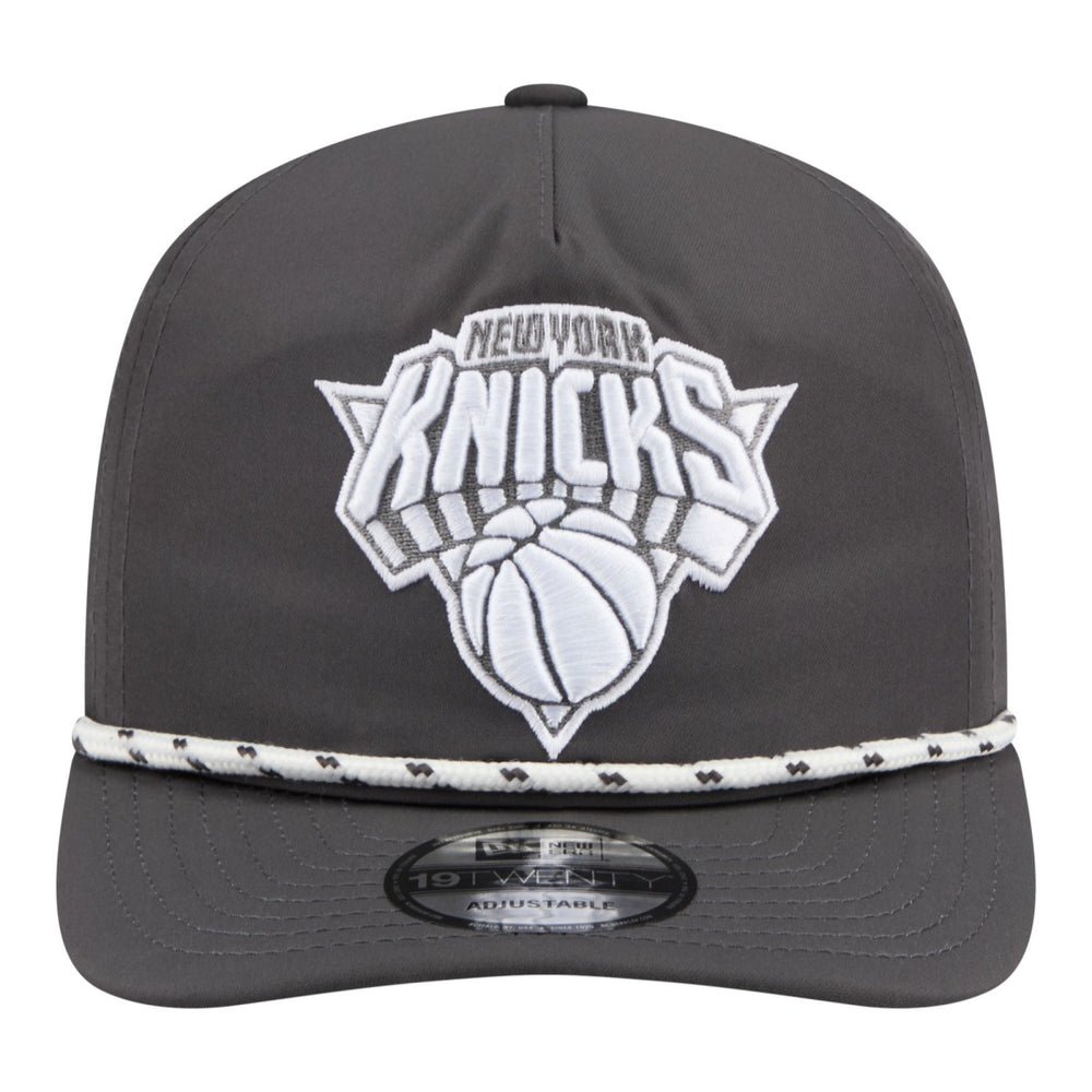 New Era New York Knicks Tonal Rope 19TWENTY Adjustable Hat Graphite