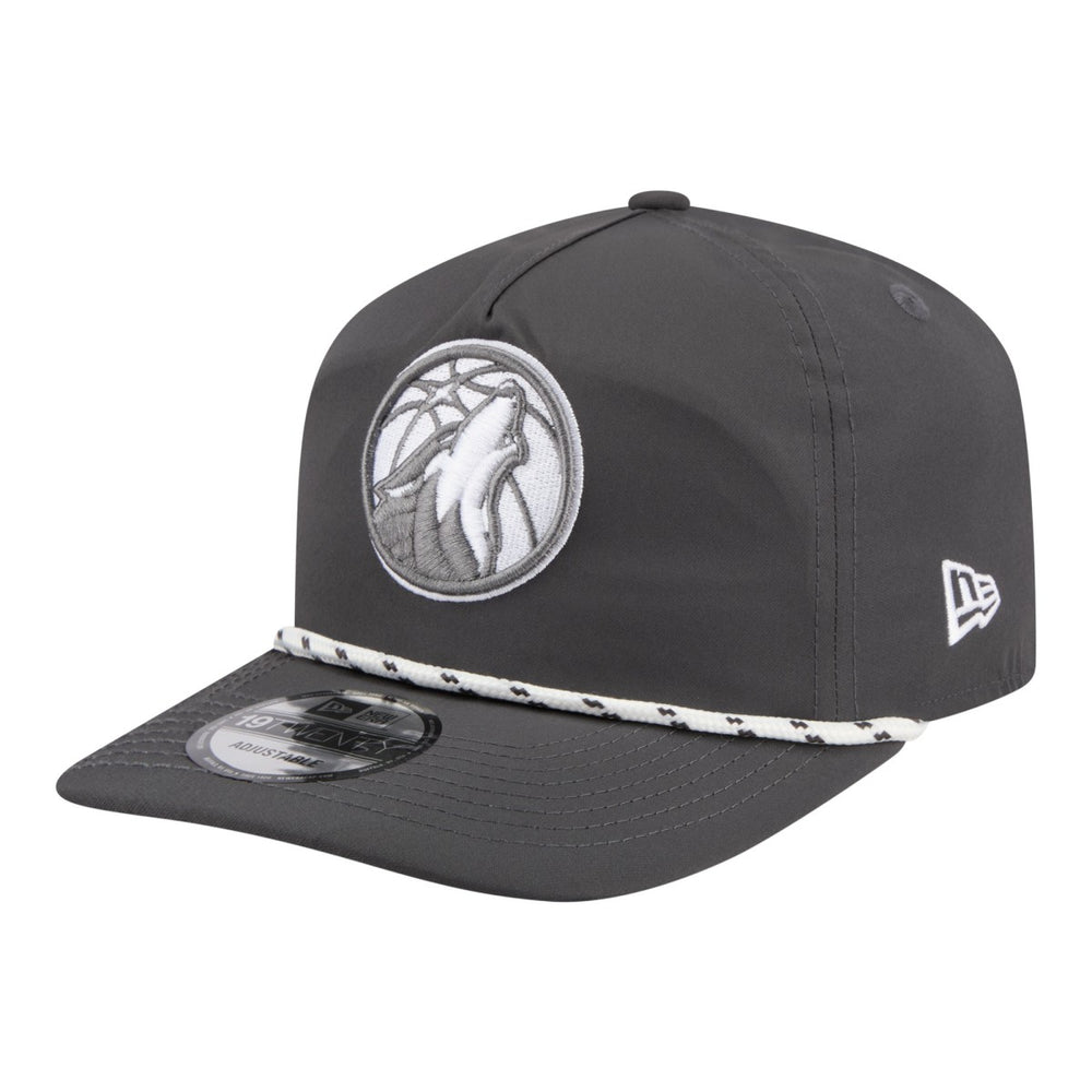 New Era Minnesota Timberwolves Tonal Rope 19TWENTY Adjustable Hat Graphite