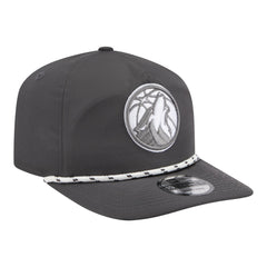 New Era Minnesota Timberwolves Tonal Rope 19TWENTY Adjustable Hat Graphite