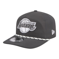 New Era Los Angeles Lakers Tonal Rope 19TWENTY Adjustable Hat Graphite