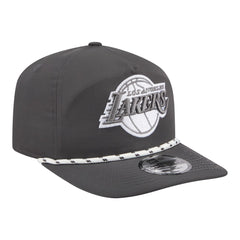New Era Los Angeles Lakers Tonal Rope 19TWENTY Adjustable Hat Graphite