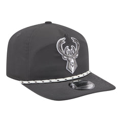 New Era Milwaukee Bucks Tonal Rope 19TWENTY Adjustable Hat Graphite