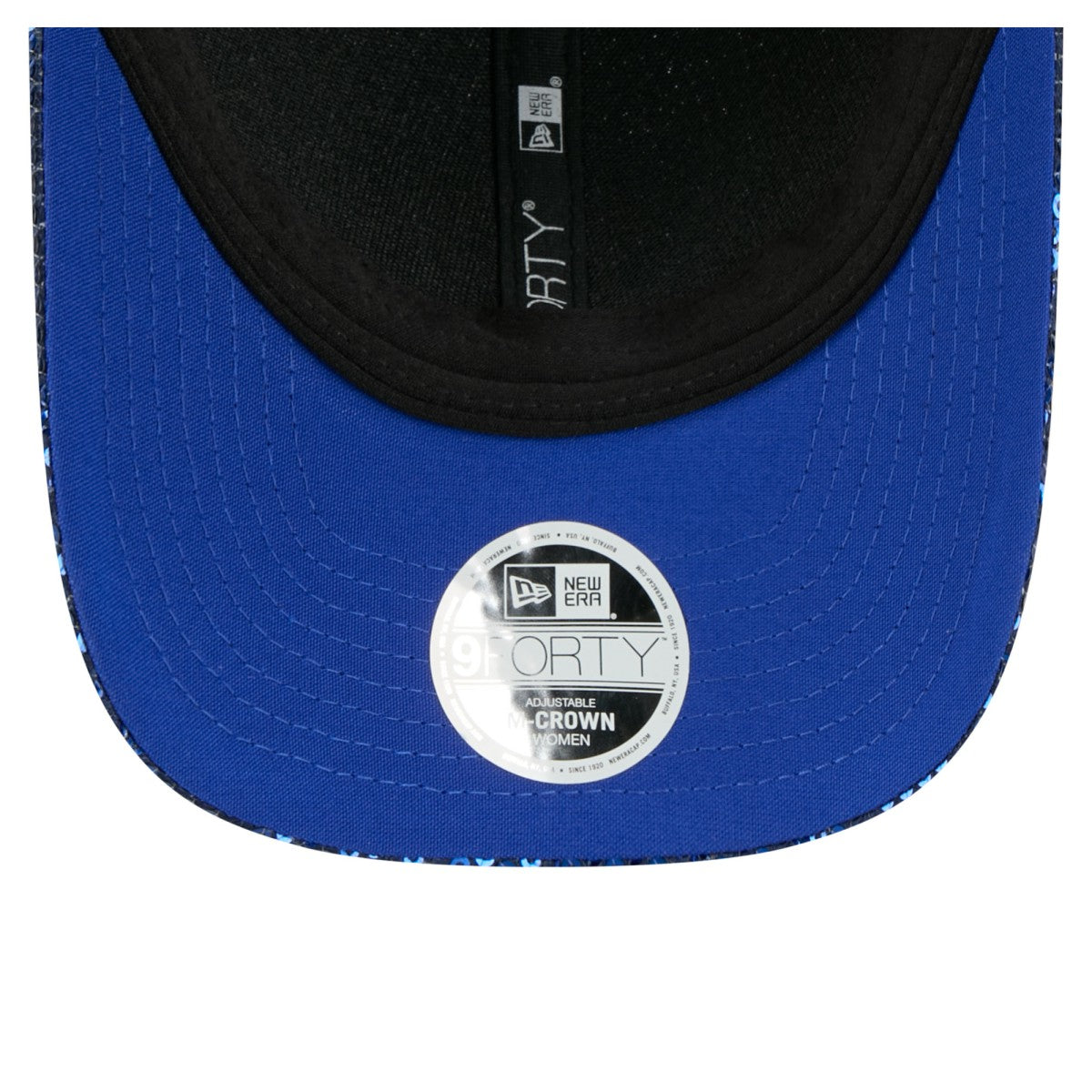 New Era New York Knicks Women's Sequin M-Crown 9FORTY Adjustable Hat Blue