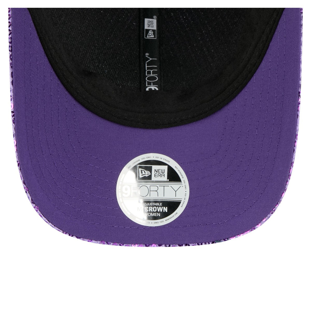 New Era Los Angeles Lakers Women's Sequin M-Crown 9FORTY Adjustable Hat Purple