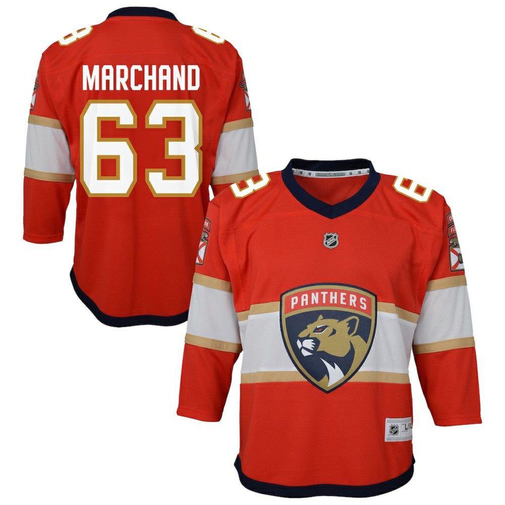Brad Marchand Florida Panthers Outerstuff Youth Home Replica Jersey - Red | NHL Lifestyle