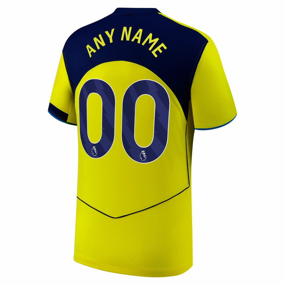 Nike - Tottenham Hotspur 2025/26 Third Replica Custom Jersey - Yellow
