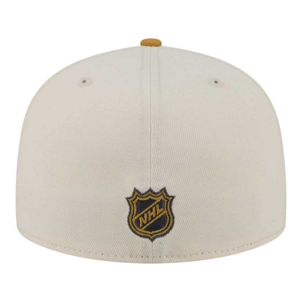 Anaheim Ducks New Era Colorpack Two-Tone 59FIFTY Fitted Hat - Cream/Tan | New Era on sale