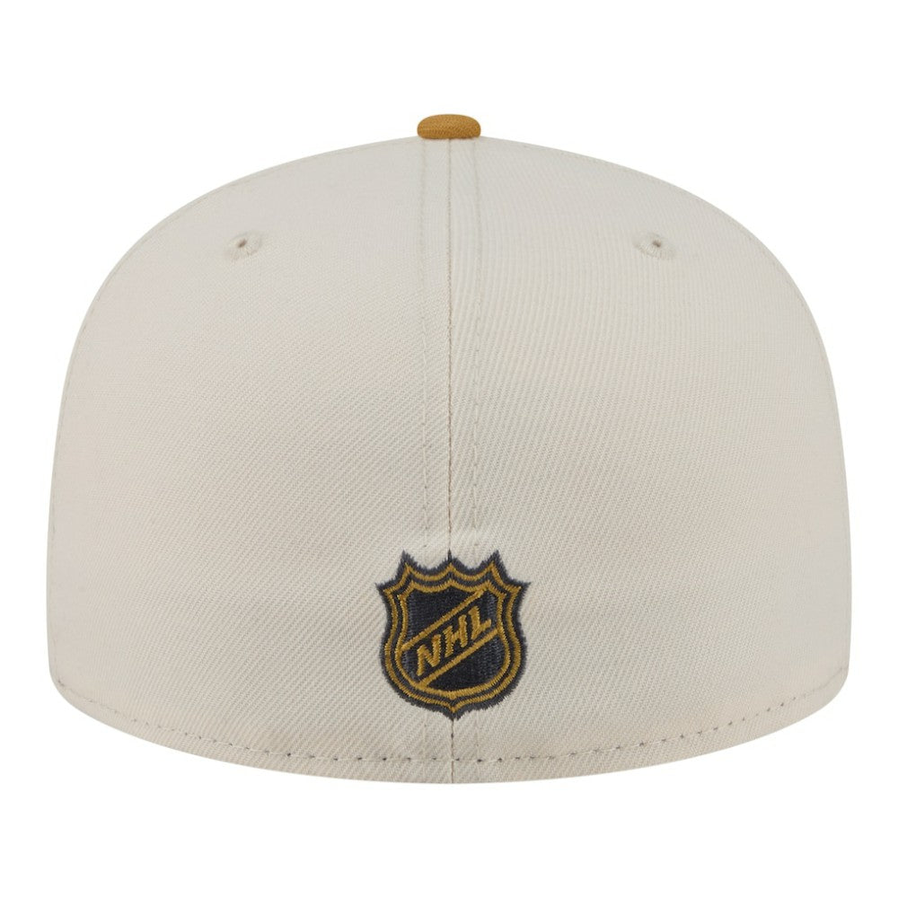 Boston Bruins New Era Colorpack Two-Tone 59FIFTY Fitted Hat - Cream/Tan | New Era on sale