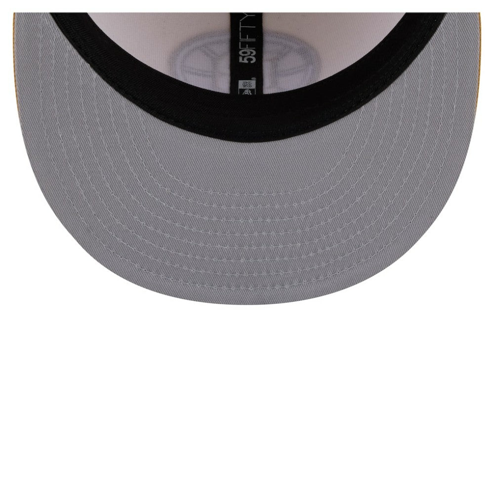 Boston Bruins New Era Colorpack Two-Tone 59FIFTY Fitted Hat - Cream/Tan | New Era on sale