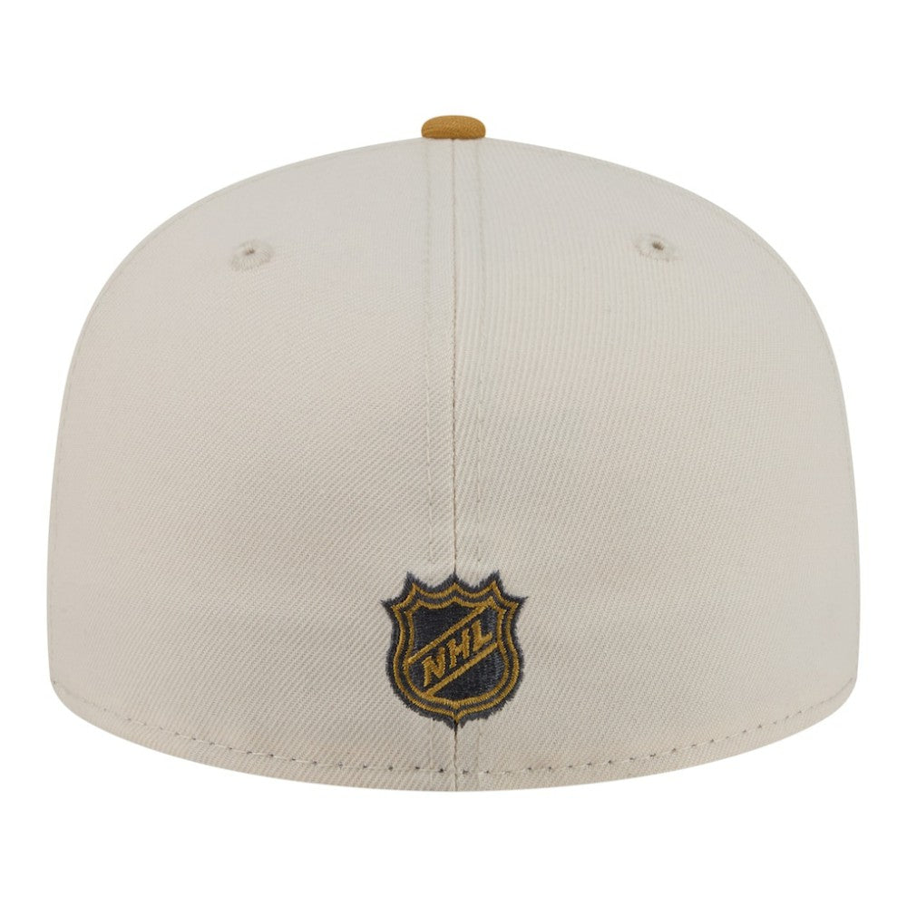 Chicago Blackhawks New Era Colorpack Two-Tone 59FIFTY Fitted Hat - Cream/Tan | New Era sale