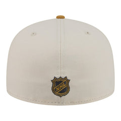Chicago Blackhawks New Era Colorpack Two-Tone 59FIFTY Fitted Hat - Cream/Tan | New Era sale