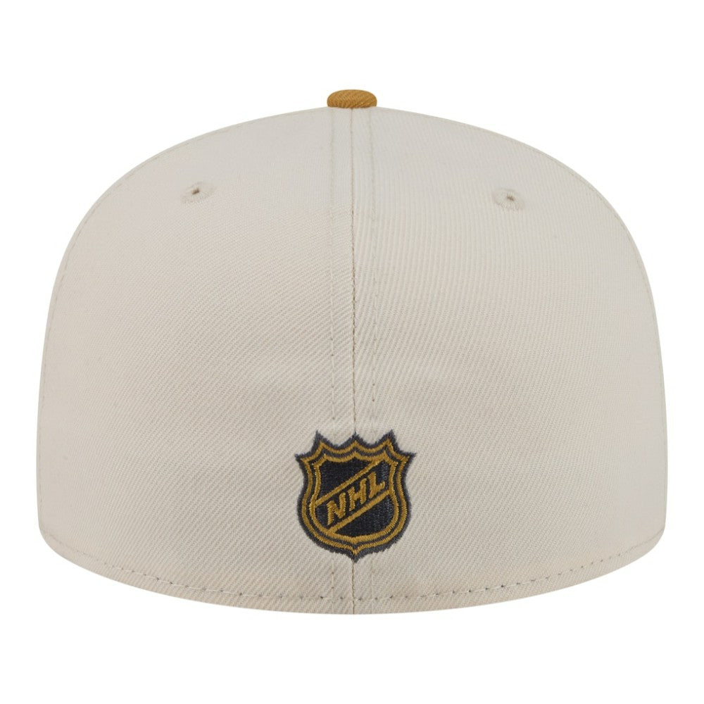 San Jose Sharks New Era Colorpack Two-Tone 59FIFTY Fitted Hat - Cream/Tan | New Era Clearance