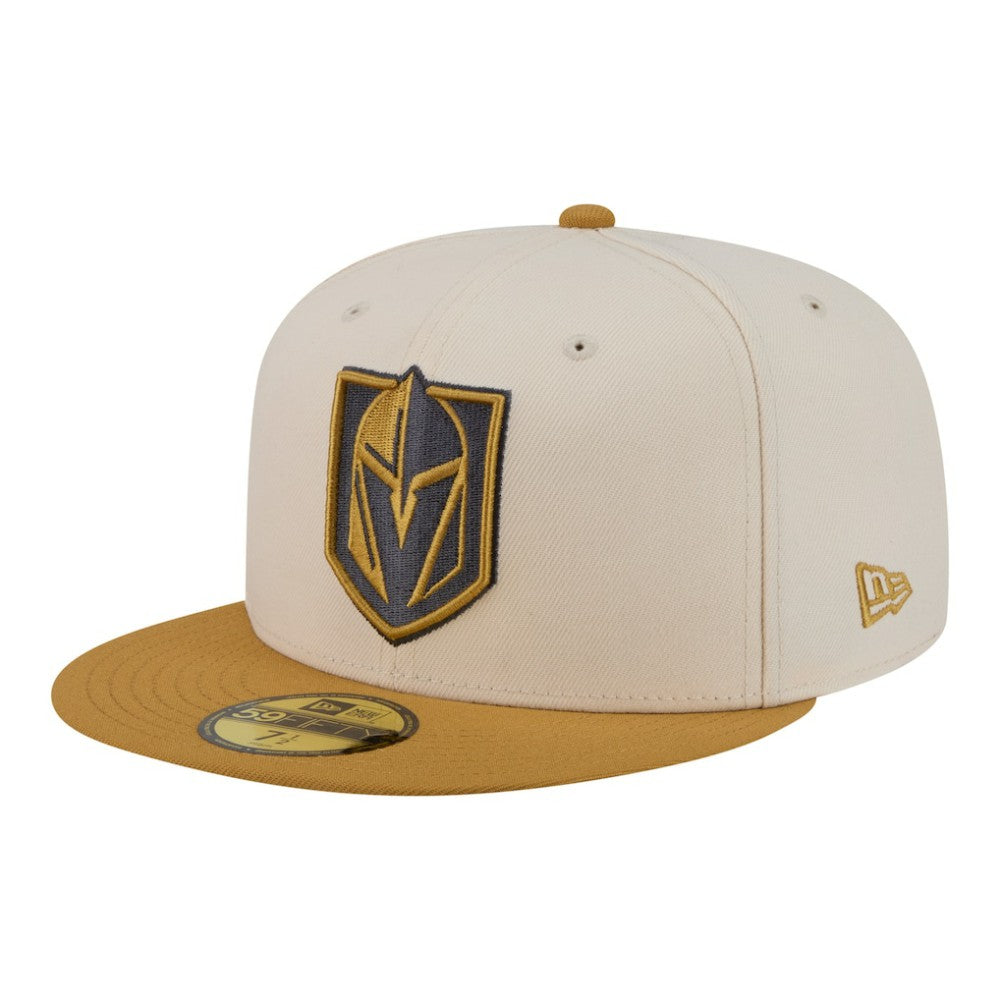 Vegas Golden Knights New Era Colorpack Two-Tone 59FIFTY Fitted Hat - Cream/Tan | New Era discount