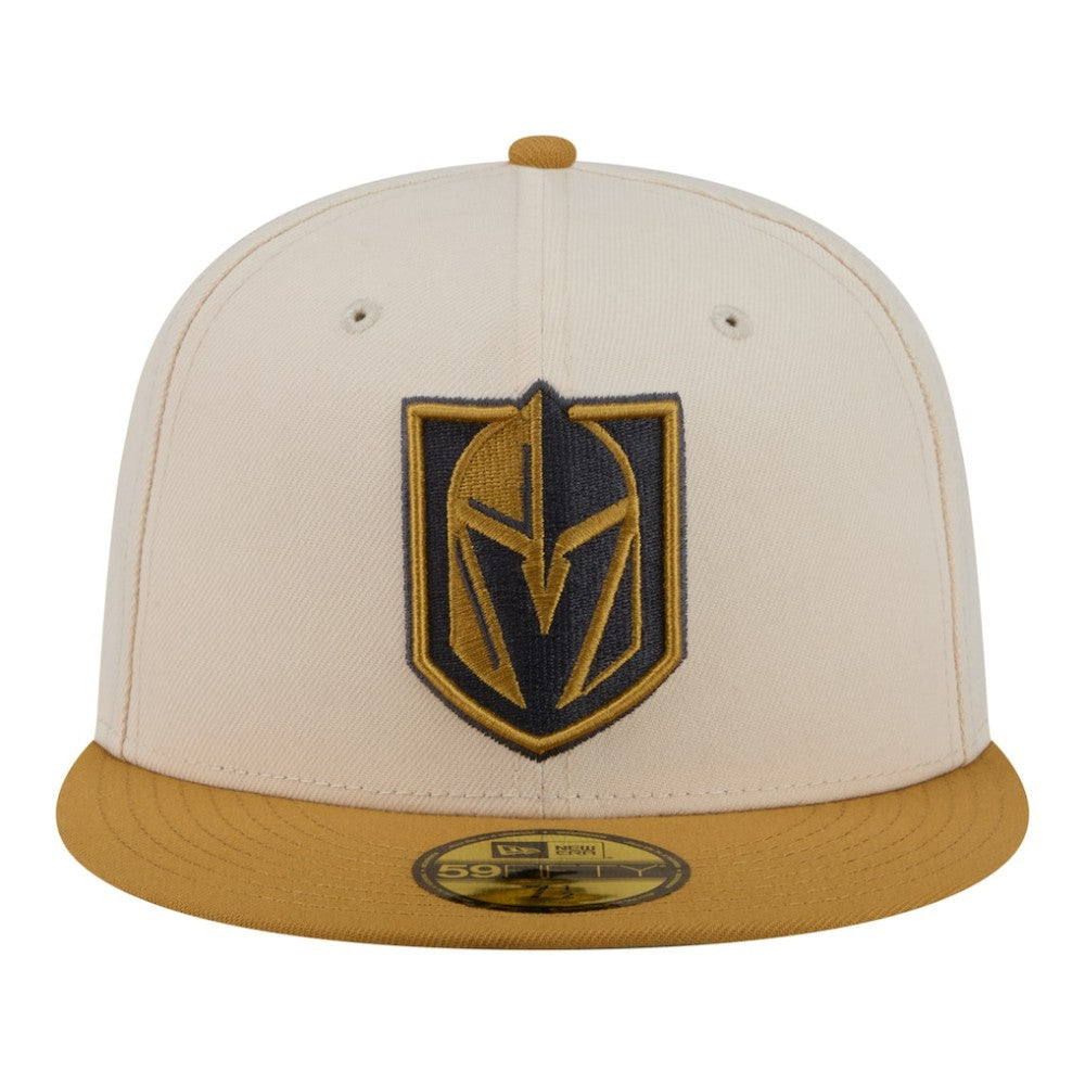 Vegas Golden Knights New Era Colorpack Two-Tone 59FIFTY Fitted Hat - Cream/Tan | New Era discount