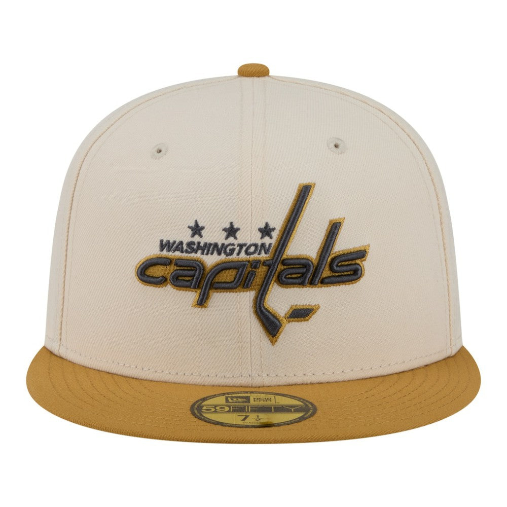 Washington Capitals New Era Colorpack Two-Tone 59FIFTY Fitted Hat - Cream/Tan | New Era sale