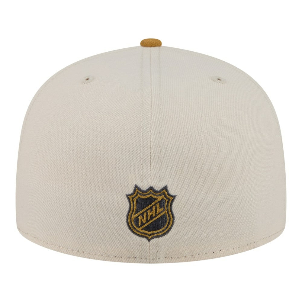 Edmonton Oilers New Era Colorpack Two-Tone 59FIFTY Fitted Hat - Cream/Tan | New Era Lifestyle
